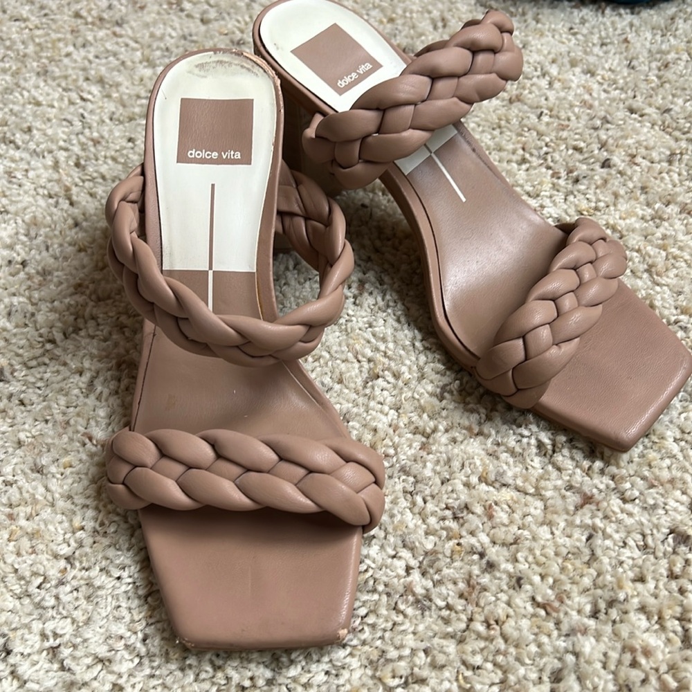 Dolce Vita braided heeled sandals